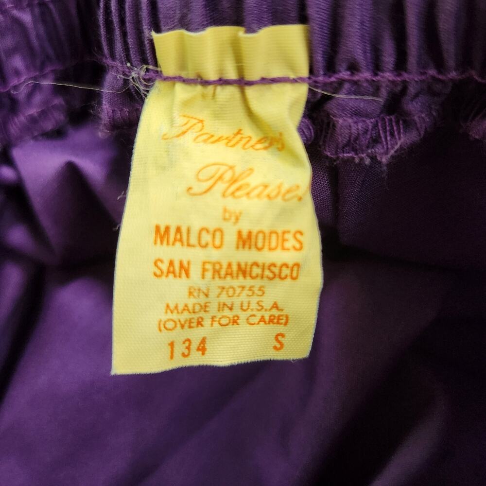 VINTAGE Partners Please square dance skirt purple size S - Picture 3 of 5